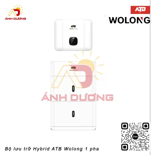 Bộ lưu trữ Hybrid ATB Wolong 1 pha