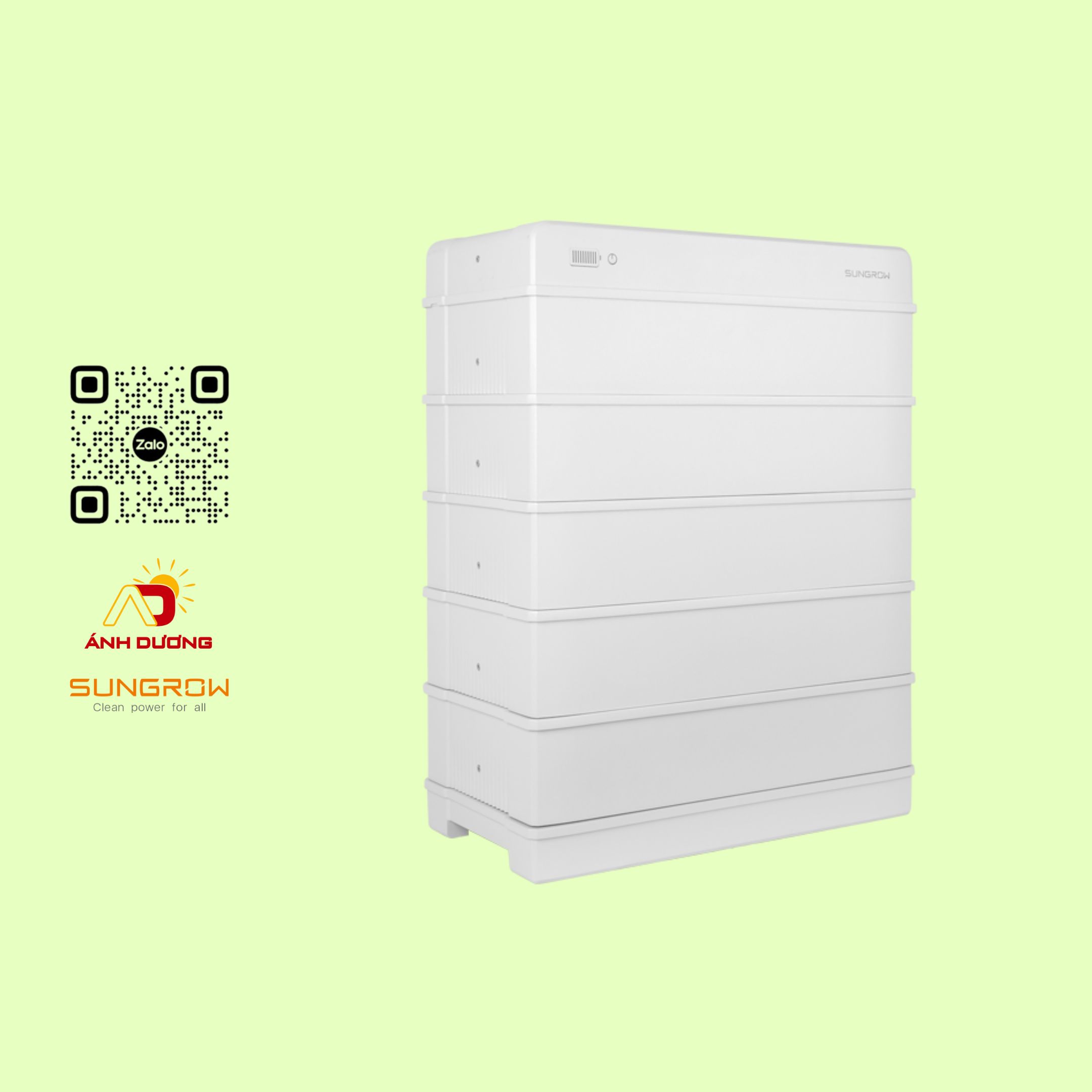 Pin luu tru sungrow 9.6 kWh den 25.6 kWh - ANH DUONG INVEST CORPORATION