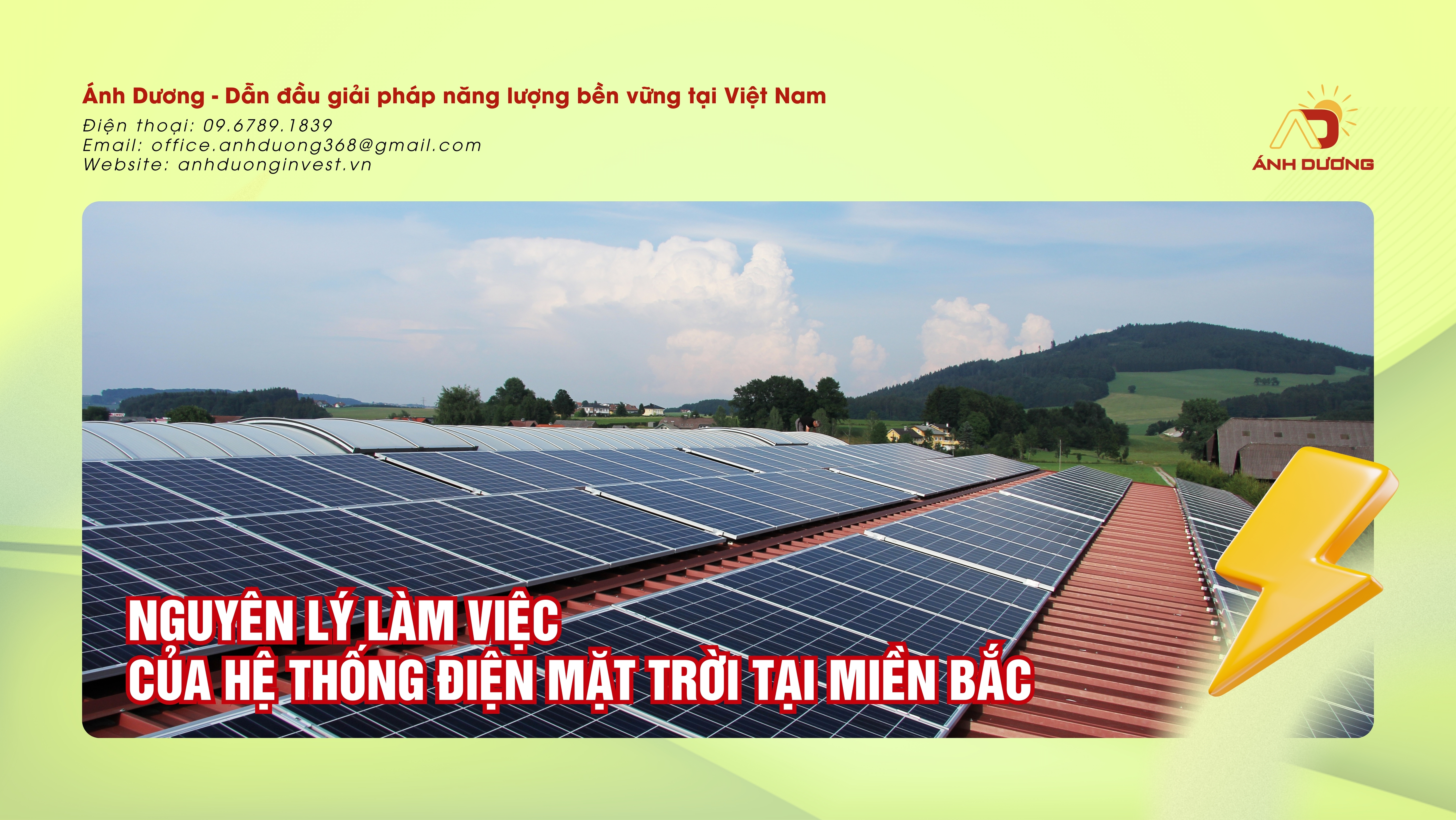 Nguyên Lý Làm Việc Của Hệ Thống Điện Mặt Trời Tại Miền Bắc