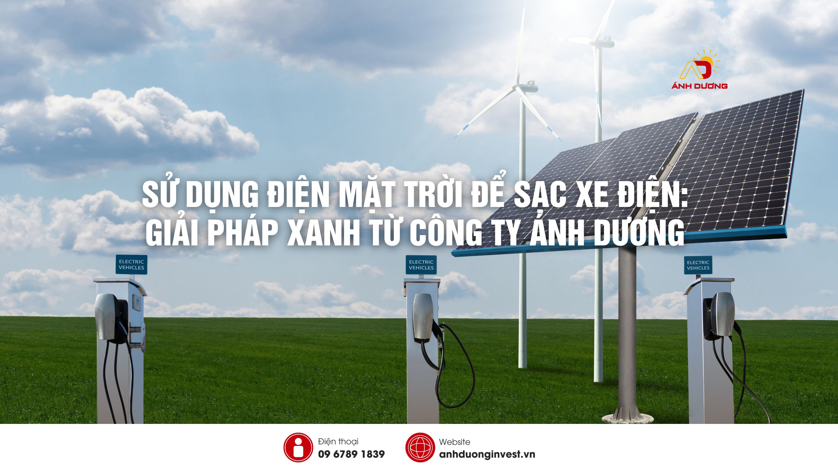 Trạm sạc xe điện bằng Điện mặt trời