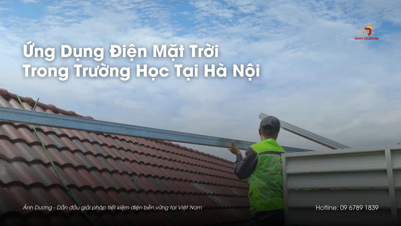 ung dung dien mat troi trong truong hoc - ANH DUONG INVEST CORPORATION