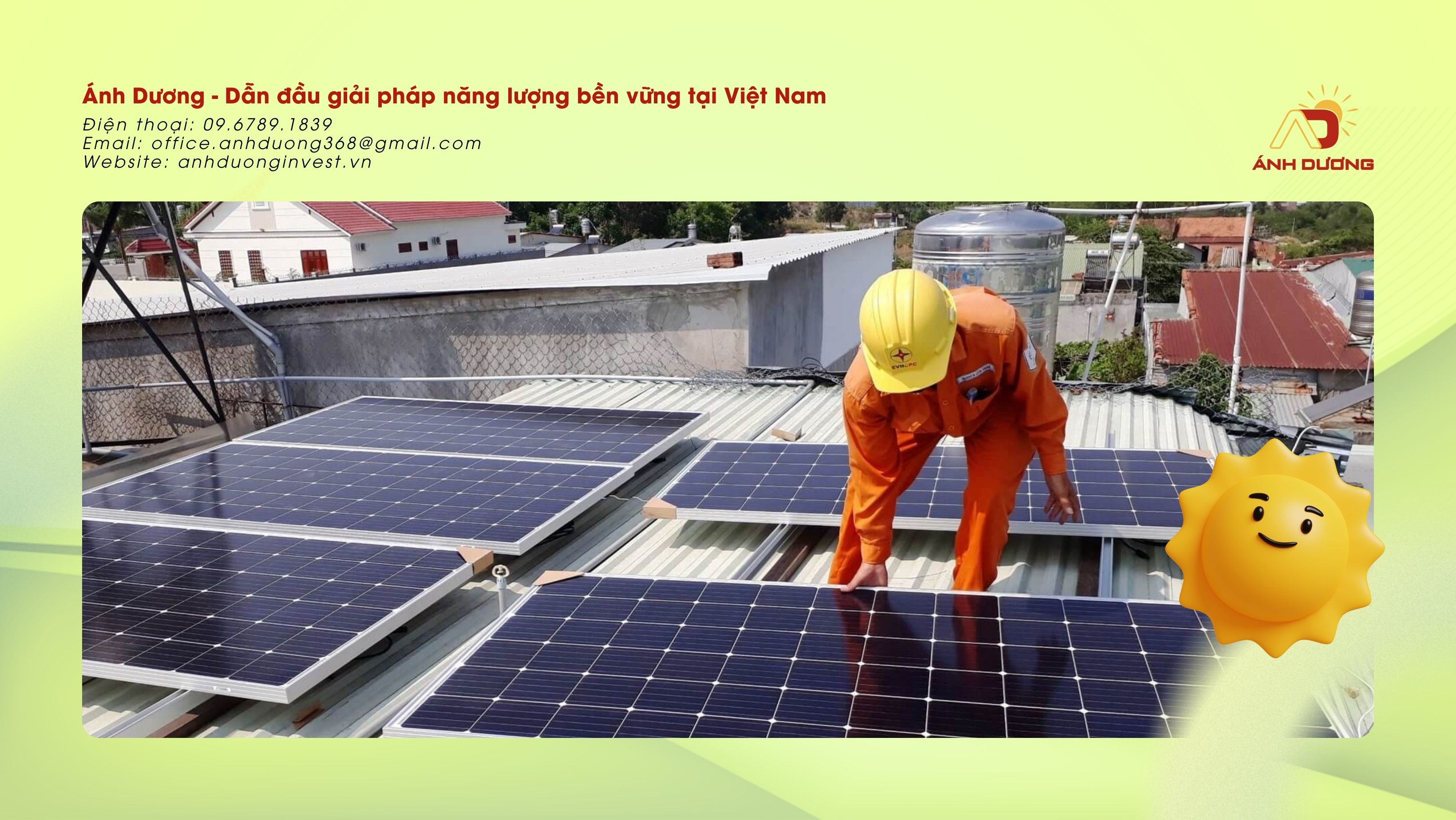 Nong Nghiep Dien Mat Troi – Giai Phap Kiem Tien Kep Cho Nha Nong Thong Minh - ANH DUONG INVEST CORPORATION