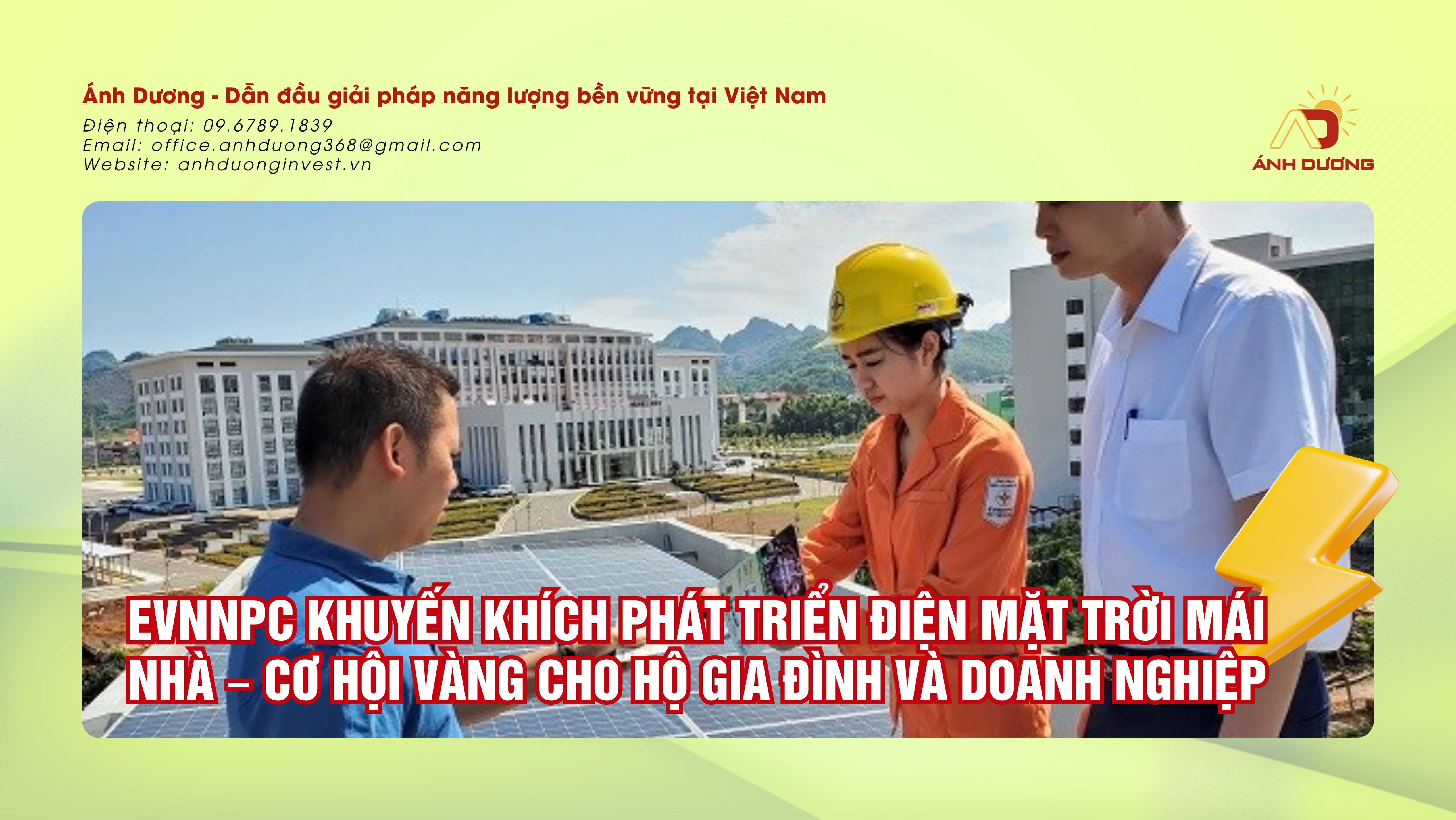 5 Loi Ich Tich Hop He Thong Dien Nang Luong Mat Troi Vao He Thong PCCC - ANH DUONG INVEST CORPORATION
