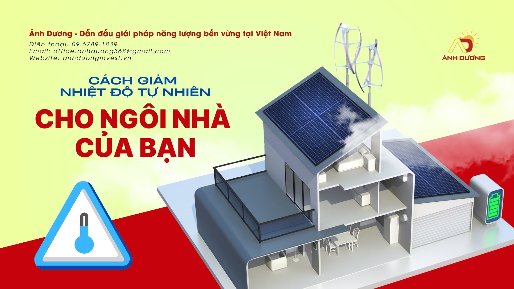 Cách giảm nhiệt độ tự nhiên cho ngôi nhà – hiệu quả và tiết kiệm