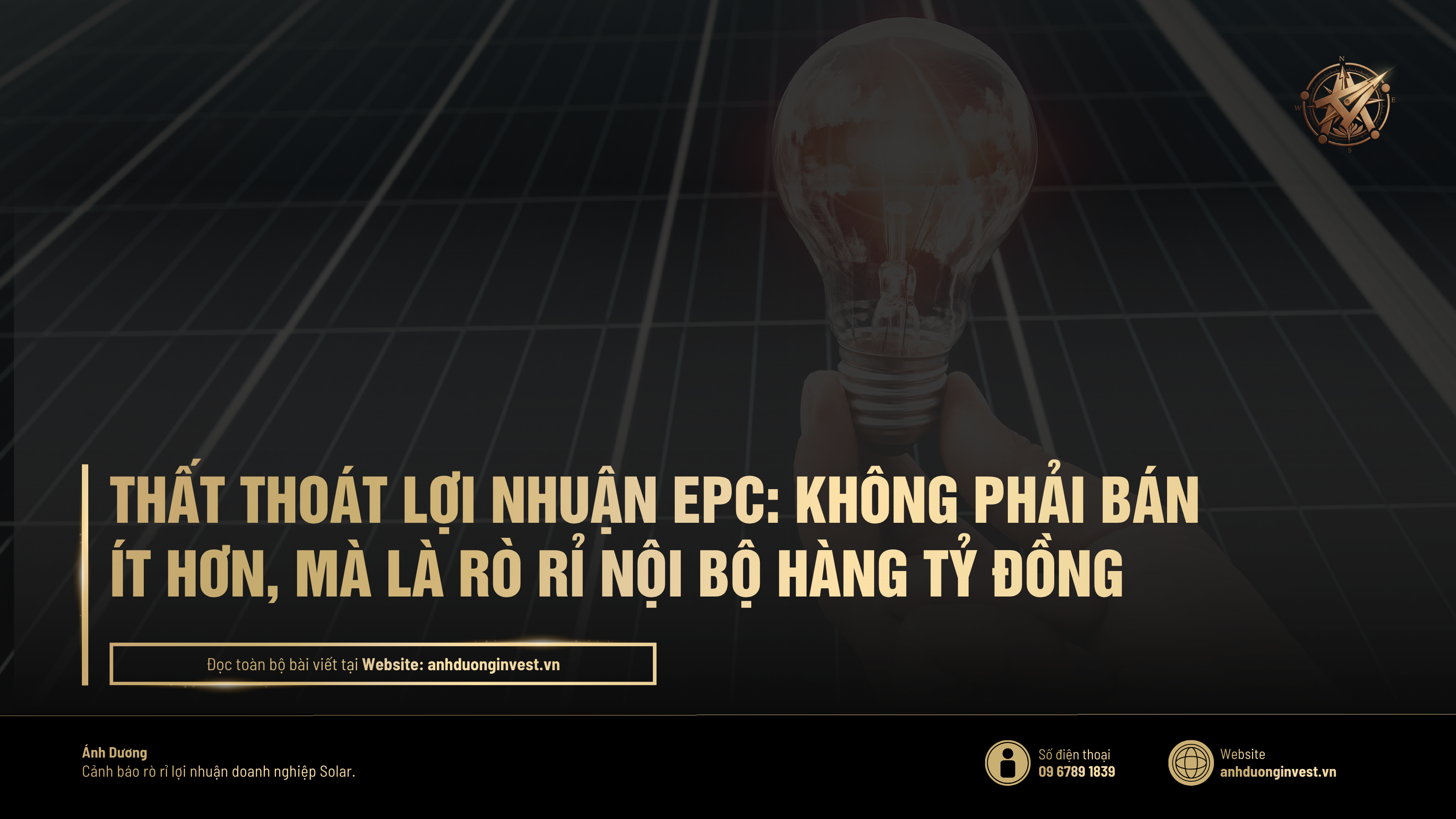 Thất Thoát Lợi Nhuận EPC: Không Phải Bán Ít Hơn, Mà Là Rò Rỉ Nội Bộ Hàng Tỷ Đồng 1 Thất Thoát Lợi Nhuận EPC: Không Phải Bán Ít Hơn, Mà Là Rò Rỉ Nội Bộ Hàng Tỷ Đồng